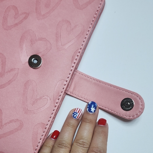 Pink Heart Patterned Notebook - Picture 2 of 9